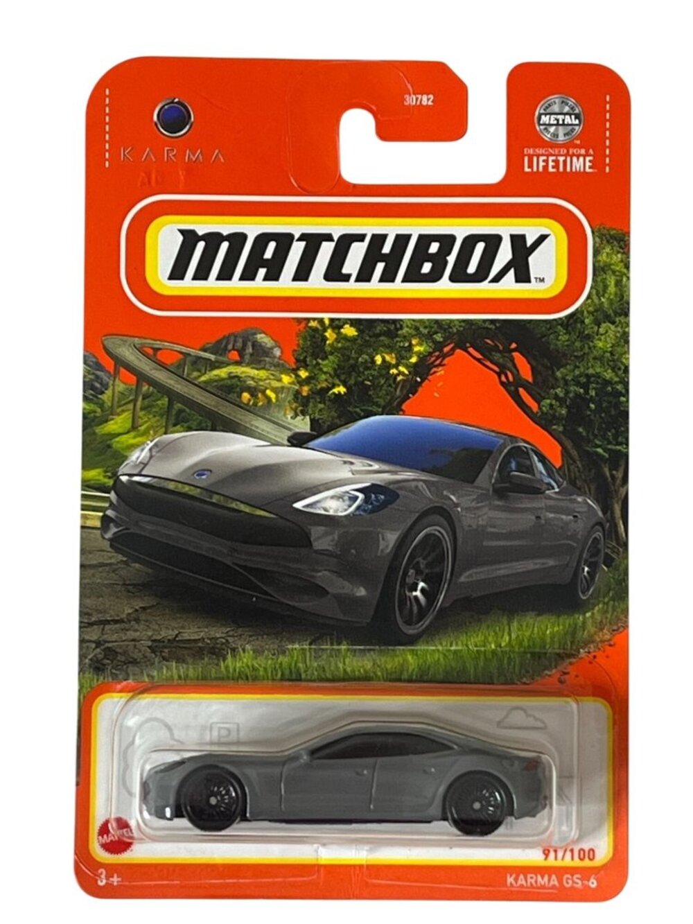 Matchbox Karma GS 6 Gray 91 100 Diecast Car 1 64